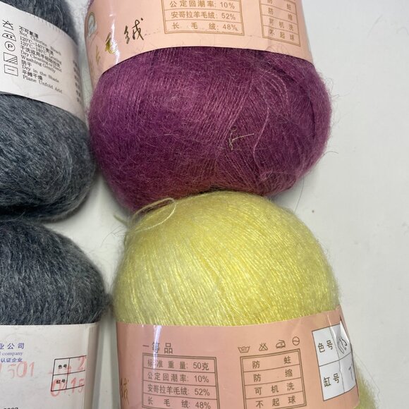 Mohair acrylic blend yarns - Picture 3 of 3